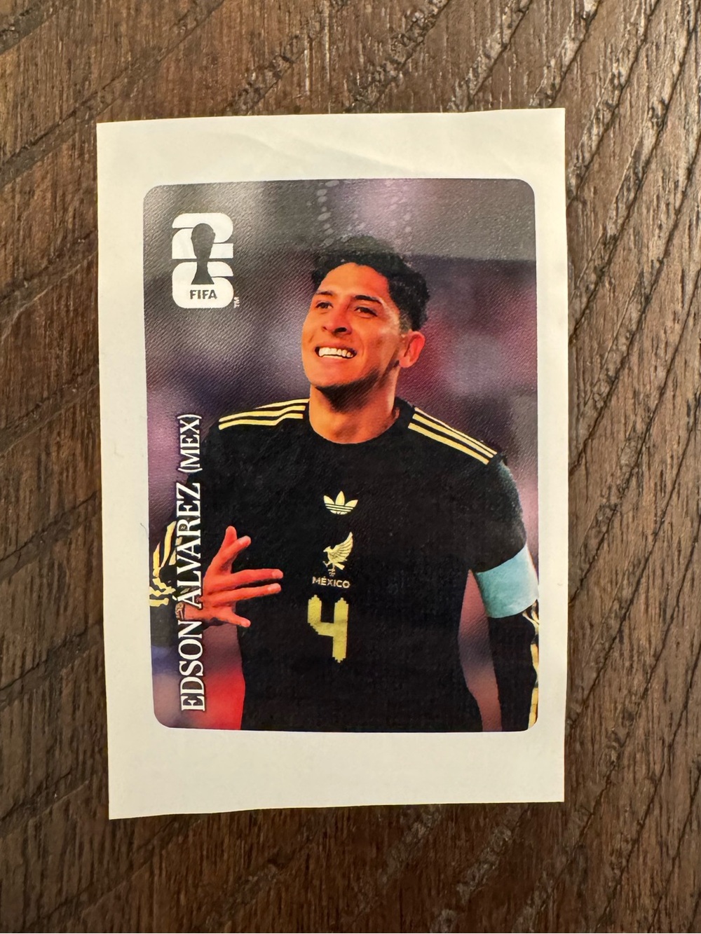 Coca-Cola Panini FIFA World Cup 2026 Promo Sticker - Edson Alvarez (MEX)